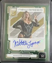 Nikkita Lyons [Green] #35 Wrestling Cards 2023 Donruss Elite WWE New Breed Autograph Prices