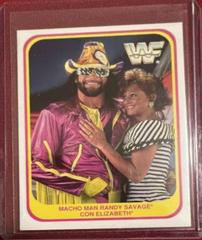 Macho Man Randy Savage, Miss Elizabeth [Italian] #17 Wrestling Cards 1991 Merlin WWF Prices