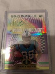 Terrace Marshall Jr. [Green] #RE-18 Football Cards 2021 Panini Illusions Rookie Endorsements Autographs Prices