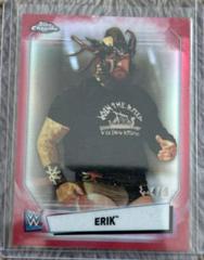 Erik [Red Refractor] #IV-5 Wrestling Cards 2021 Topps Chrome WWE Image Variations Prices