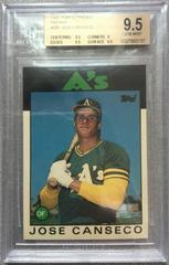 Jose Canseco Baseball Cards 1986 Topps Traded Tiffany Prices