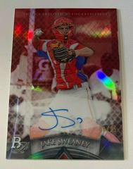 Jake Sweaney [Red Refractor] Baseball Cards 2014 Bowman Platinum Autograph Prospects Prices
