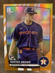 Hunter Brown [Electric Orange] #213 Baseball Cards 2023 Topps Big League Prices
