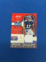 Wan'Dale Robinson [Gold] #20 Football Cards 2022 Panini Absolute War Room Materials Prices