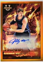 Joey Baker [Orange] Basketball Cards 2021 Bowman University Heat Check Autographs Prices