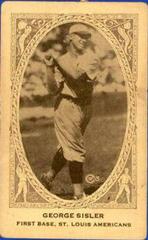 George Sisler Baseball Cards 1922 E120 American Caramel Prices