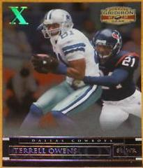 Terrell Owens [Gold Holofoil X's] #3 Football Cards 2007 Panini Donruss Gridiron Gear Prices