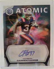 Damien Harris #AA-DH Football Cards 2022 Panini Elements Atomic Autographs Prices