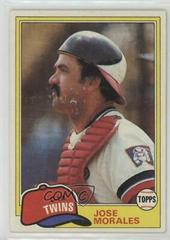 Jose Morales #43 Baseball Cards 1981 Topps Prices