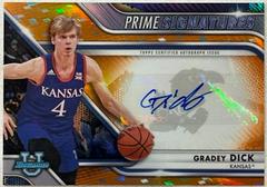 Gradey Dick [Orange] #PCS-GD Basketball Cards 2022 Bowman Chrome University Prime Signatures Prices