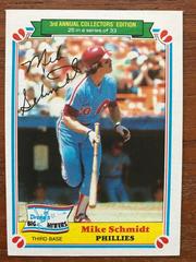 Mike Schmidt #25 Baseball Cards 1983 Drake's Prices