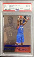 Joel Embiid [Plus Bonus Shots Blue] #163 Basketball Cards 2014 Panini Prestige Prices