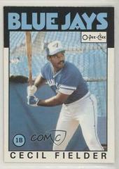 Cecil Fielder #386 Baseball Cards 1986 O Pee Chee Prices