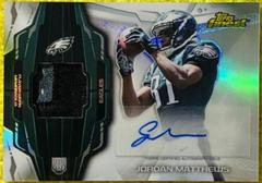 Jordan Matthews [Gold Refractor] Football Cards 2014 Topps Finest Rookie Autograph Patch Prices