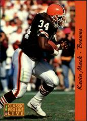 Kevin Mack #42 Football Cards 1993 Pro Line Live Prices