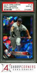 Brett Gardner #116 Baseball Cards 2016 Topps Chrome Sapphire Prices