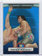 High Chief Peter Maivia [Blue] #12 Wrestling Cards 2010 Topps Platinum WWE Prices