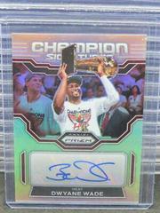 Dwyane Wade [Silver] #CHS-DWY Basketball Cards 2022 Panini Prizm Champion Signatures Prices