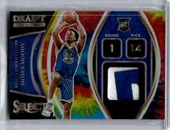 Moses Moody [Tie Dye Prizm] #DS-MMD Basketball Cards 2021 Panini Select Draft Selections Memorabilia Prices