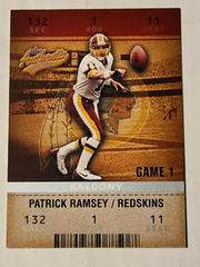 Patrick Ramsey #72 Football Cards 2003 Fleer Authentix Prices