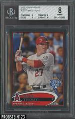 Mike Trout [At Bat Black] #US144 Baseball Cards 2012 Topps Update Prices