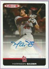 Harrison Bader [Autograph] #126-A Baseball Cards 2019 Topps Total Prices