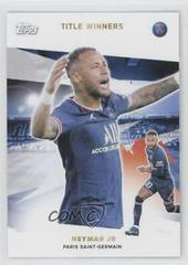 Neymar Jr [Title Winners] #40 Soccer Cards 2021 Topps Paris Saint Germain Prices