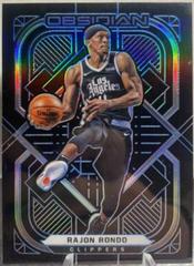 Rajon Rondo [Blue] Basketball Cards 2020 Panini Obsidian Prices