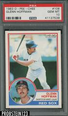 Glenn Hoffman #108 Baseball Cards 1983 O Pee Chee Prices
