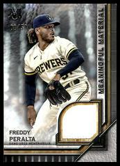 Freddy Peralta #MMR-FP Baseball Cards 2023 Topps Museum Collection Meaningful Materials Relics Prices