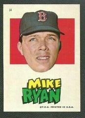 Mike Ryan Baseball Cards 1967 Topps Red Sox Stickers Prices
