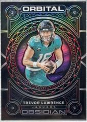Trevor Lawrence [Red Electric Etch] #10 Football Cards 2023 Panini Obsidian Orbital Prices