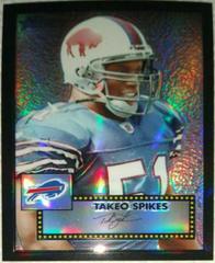 Takeo Spikes [Refractor] #THC40 Football Cards 2006 Topps Heritage Chrome Prices