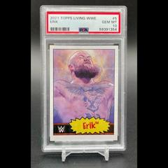 Erik Wrestling Cards 2021 Topps Living WWE Prices