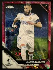Karim Benzema [Pink Mini Diamond Refractor] Soccer Cards 2021 Topps Chrome UEFA Champions League Prices