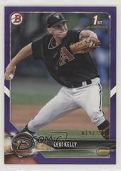 Levi Kelly [Purple] #BD-102 Baseball Cards 2018 Bowman Draft Prices