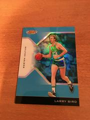 Larry Bird [Blue Refractor] #131 Basketball Cards 2004 Finest Prices