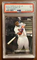 Ronald Acuna Jr. #25 Baseball Cards 2019 Topps X Vlad Jr. the Legend Prices