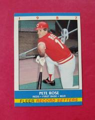 Pete Rose #33 Baseball Cards 1987 Fleer Record Setters Prices
