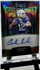 Andrew Luck [Tie Dye] #SSP-ALU Football Cards 2021 Panini Select Signatures Select Prices
