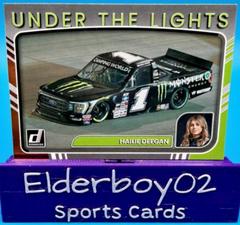 Hailie Deegan [Retail] #UL18 Racing Cards 2023 Panini Donruss NASCAR Under the Lights Prices