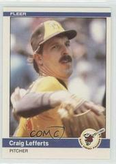 Craig Lefferts Baseball Cards 1984 Fleer Update Prices