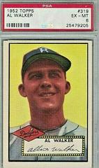 Al Walker Baseball Cards 1952 Topps Prices