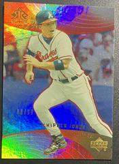 Chipper Jones [Red] Baseball Cards 2005 Upper Deck Reflections Prices
