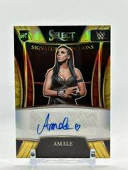 Amale [Gold Prizm] Wrestling Cards 2022 Panini Select WWE Signature Selections Prices