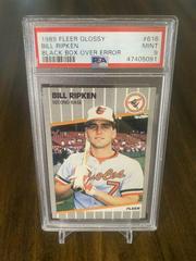 Bill Ripken [Black Box Over Error] #616 Baseball Cards 1989 Fleer Glossy Prices