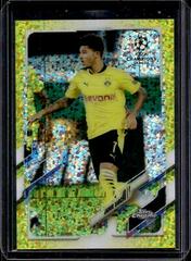 Jadon Sancho [Yellow Mini Diamond] Soccer Cards 2020 Topps Chrome UEFA Champions League Prices