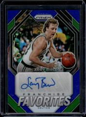Larry Bird [Blue Prizm] #3 Basketball Cards 2023 Panini Prizm Franchise Favorites Signature Prices
