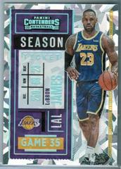LeBron James [Cracked Ice Ticket] Basketball Cards 2020 Panini Contenders Prices