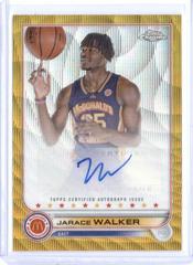Jarace Walker [Gold Wave] #CA-JW Basketball Cards 2022 Topps Chrome McDonald's All-American Autographs Prices